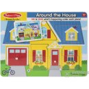 Melissa & Doug okolo domu puzzle so zvukom