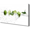 Obraz Canvas Limetka voda kuchyňa 100x50 cm