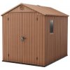 Záhradný domček Keter Darwin 6 x 8 hnedý, s podlahou, 610252