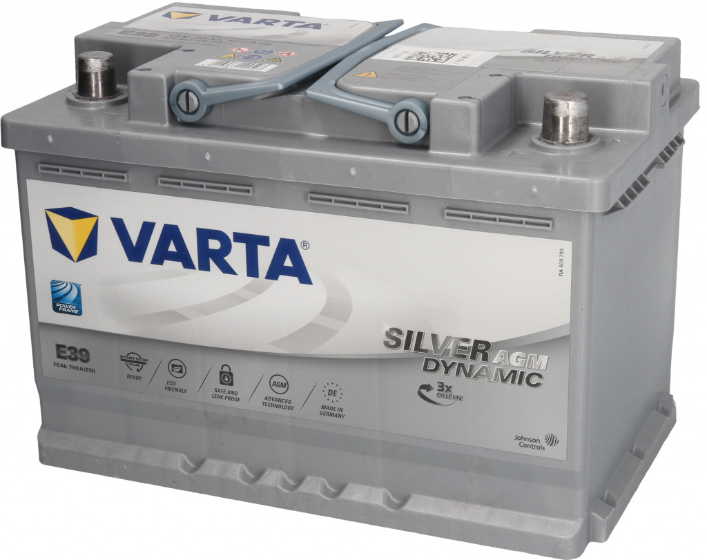 Varta Silver Dynamic AGM 12V 70Ah 760A 570 901 076 od 145,4 € - Heureka.sk