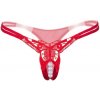 Dámske nohavičky s otvorom ZB1 Butterfly Red S-L
