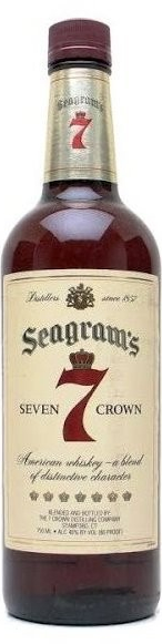Seagramis Seven Crown 40% 1 l (čistá fľaša)