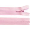 Špirálový zips skrytý No 3 dĺžka 60 cm - 1 ks 133 ružová svetlá