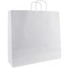 ERNA32H Papierová darčeková taška, 32x14x28 cm, biela