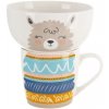 Orion Porcelánový s miskou Lama 350 ml