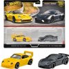 MATTEL Hot Wheels® Premium angličák 2 ks Porsche 993 GT2 & Porsche 718 Cayman GT4