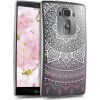 Priehľadné púzdro s dizajnom indické slnko kwmobile LG G Flex 2 růžová