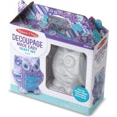 Melissa & Doug Decoupage Sovička