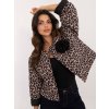 Dámska bunda DHJ-KR-A8357-2.87 ITALY MODA Farba: Hnedá, Veľkosť: UNI