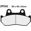 NISSI BRAKE PADS 2P-242NS SINTER METAL