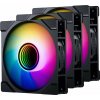 Phanteks M25G2-120 D-RGB ventilátor s obrácenými lopatkami, 3 ks, černý (PH-F120M25R_G2_DBK01_3P)