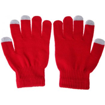Trendové farebné rukavice na dotykový displej červené od 4,9 € - Heureka.sk
