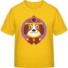 E190 Tričko pre Deti - Dizajn so psom pre deti - hasič - Sýtožltá - 5 - 6 Rokov - Detské