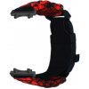 eses Paracord nylon outdoor remienok pre Xiaomi Amazfit T-Rex 3 - Červený