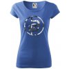 Krav maga maskáčový nápis - Dámske tričko Pure - 2XL ( Svetlomodrá )