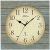 Dizajnové nástenné hodiny 5549 AMS riadené rádiovým signálom 34cm (4037445158030)