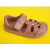 Detské kožené barefoot sandále Froddo G3150217-2 cognac BAREFOOT