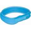 Trixie USB svietiaci obojok PLOCHÝ ML 50cm/30 mm modrý (RP 0,30 €)