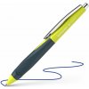 Pero guľôčkové Schneider Haptify yellow-deep ocean - modrá náplň