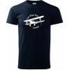 Still Plays With Planes - Tričko extra veľké (5-8XL) - 5XL ( Tmavomodrá (veľmi tmavá - skoro čierna) )
