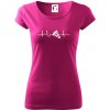 EKG Badminton košík - Dámske tričko Pure - M ( Fuchsiová )