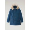 BUNDA WOOLRICH ARCTIC DETACHABLE FUR PARKA BLUE LOBSTER