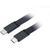 AKASA - USB 3.1 typ C na typ C kabel - 1 m slim AK-CBUB46-10BK