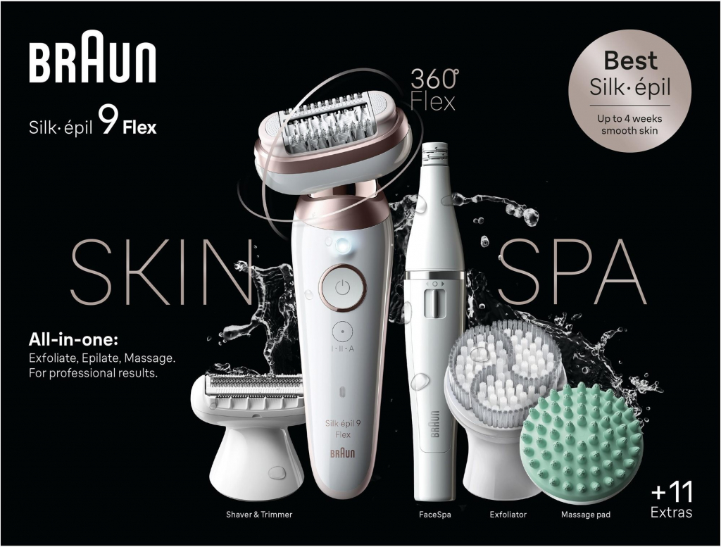 Braun Legepil SES9-580 3D RST Box MN: precízne oholenie s pokročilou technológiou pre dokonalý vzhľad.