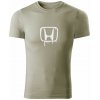 T-ričko Honda pánske tričko Farba trička: Svetlá Khaki, Farba potlače: Biela, Veľkosť: M