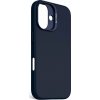 Decoded Silikonový kryt AntiMicrobial Silicone Backcover - silikonový ochranný kryt pro iPhone 16 kompatibilní s MagSafe (modrý potisk)
