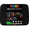 UNI PAINT Posca PC-5M 1,8 – 2,5 mm – sada 40 ks v puzdre