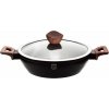 Berlingerhaus Pekáč okrúhly s pokrievkou s mramorovým povrchom 28 cm Ebony Line Rosewood BH-1739
