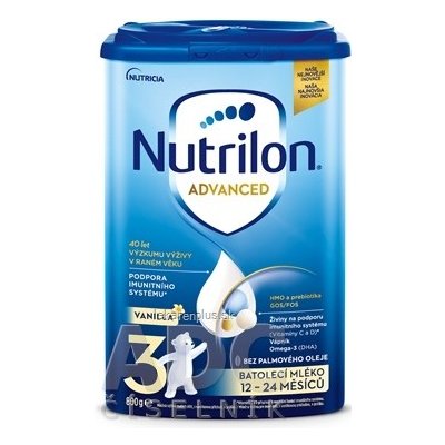 Nutrilon Advanced 3 VANILLA batoľacia mliečna výživa v prášku (12-24 mesiacov) 6x800 g (4800 g)