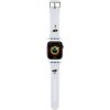 Karl Lagerfeld Karl and Choupette Head NFT Řemínek pro Apple Watch 38/40/41 White KLAWMSLKCNH