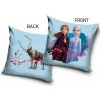 Detský vankúšik Ľadové Kráľovstvo Anna Elsa Sven a Olaf 40x40 cm