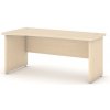 Rohový kancelársky písací stôl ARRISTO LUX, 180x90 cm, ľavý, breza