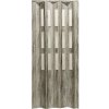 Zhrňovacie dvere GAMA 87x200 cm dub sheffield presklené