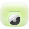 AppleKing 2v1 silikónový ochranný obal pre AirPods Pro 2 (2022) / AirTag - svietiaci v tme zelený - možnosť vrátiť tovar ZADARMO do 30tich dní