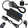 MENIČ NAPÄTIA 240 V 12 V ADAPTÉR 100 CM KÁBEL 60 W 5 A ČIERNY