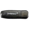 Intenso RAINBOW LINE BLACK 16GB USB 2.0 flashdisk 3502470