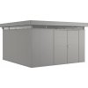 Biohort Plechový domček CasaNova 4 x 4 kremeňovo sivá, 430 x 430 cm, P