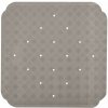 Spirella protišmyková podložka do sprchy Ruby, sivo-hnedá, 53 × 53 cm