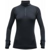 Dámsky funkčný merino rolák Devold Expedition Woman Zip Neck Black S