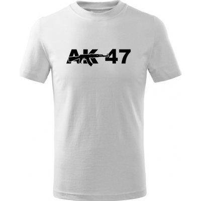 Dragowa detské krátke tričko AK-47 biela