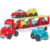 Stavebnica kamión Abrick Écoiffier s kombinovateľnými autíčkami 7 aut od 18 mes