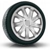 Puklice DRIFT 16” strieborné pre Mitsubishi, Nissan, Opel, 4 ks