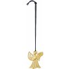 Rosendahl Vianočná ozdoba HARP ANGEL 7 cm, pozlátené