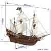 OCCRE Buccaneer pirátská loď 1:100 kit (KR-oc12002)