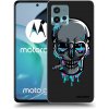 Picasee silikónový čierny obal pre Motorola Moto G72 - EARTH - Lebka 3.0