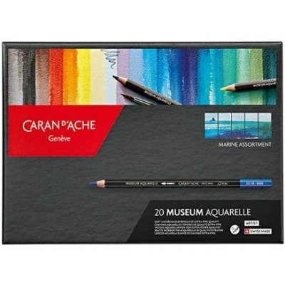 Caran d'Ache Museum Aquarelle Marine 20 farieb 3510.920